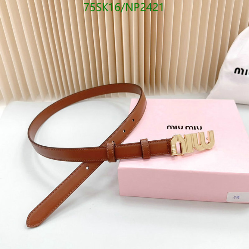 MIU MIU-Belts Code: NP2421 $: 75USD