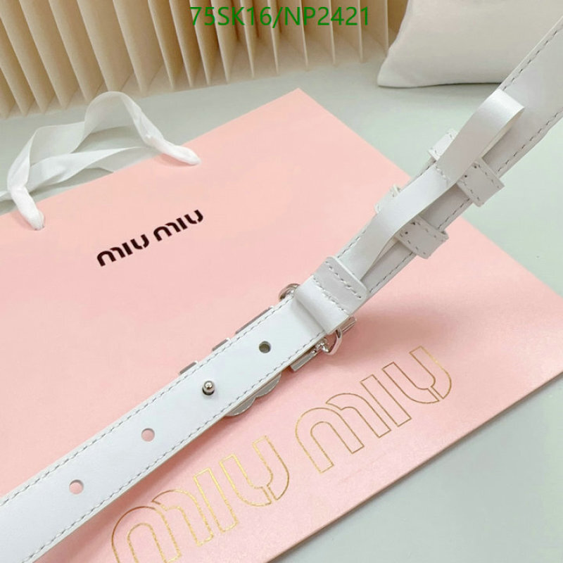 MIU MIU-Belts Code: NP2421 $: 75USD