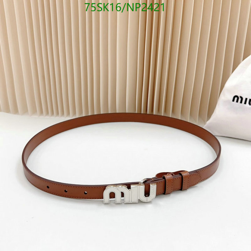 MIU MIU-Belts Code: NP2421 $: 75USD