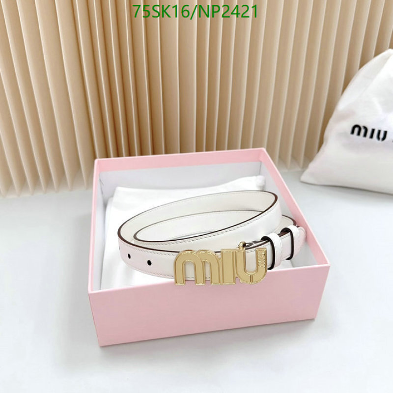 MIU MIU-Belts Code: NP2421 $: 75USD