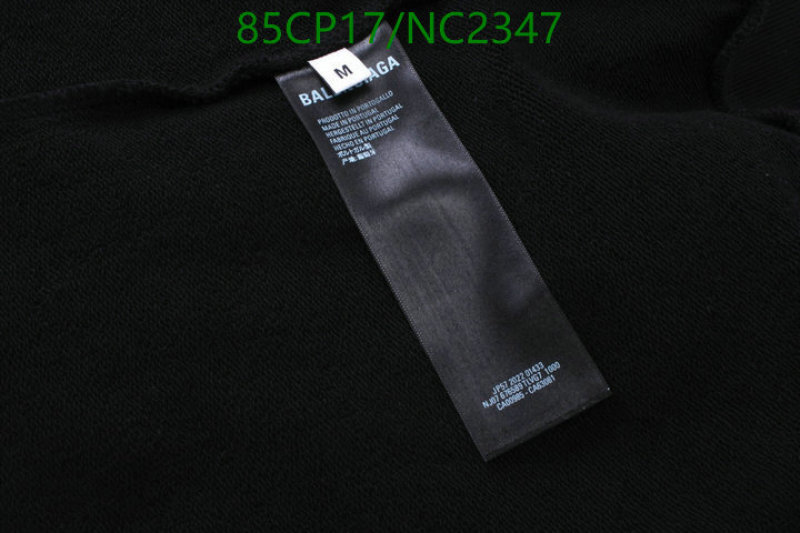 Balenciaga-Clothing Code: NC2347 $: 85USD