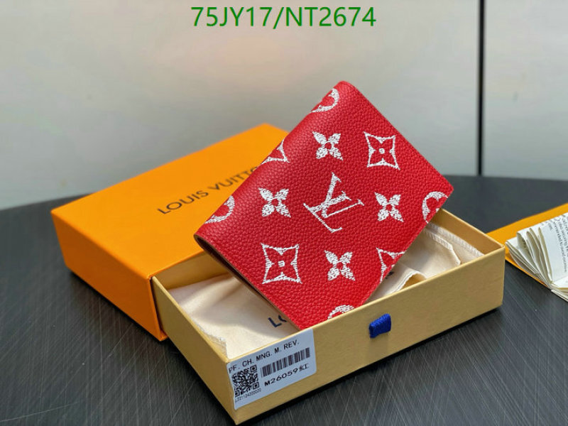 LV-Wallet Mirror Quality Code: NT2674 $: 75USD