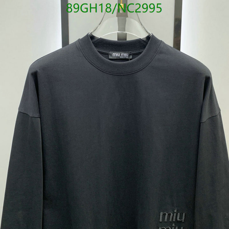 MIUMIU-Clothing Code: NC2995 $: 89USD