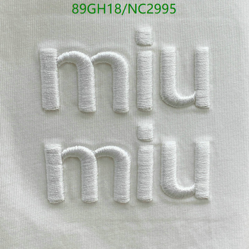 MIUMIU-Clothing Code: NC2995 $: 89USD