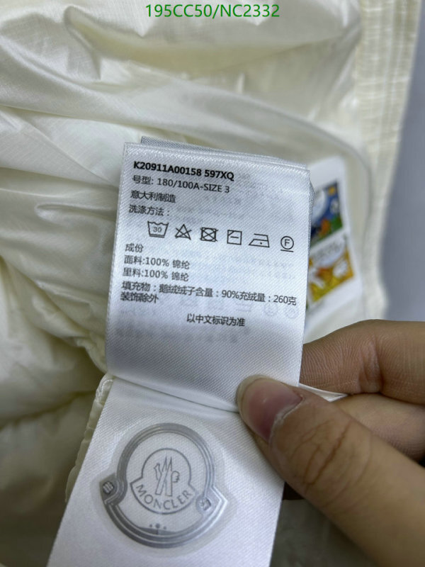 Moncler-Down jacket Women Code: NC2332 $: 195USD