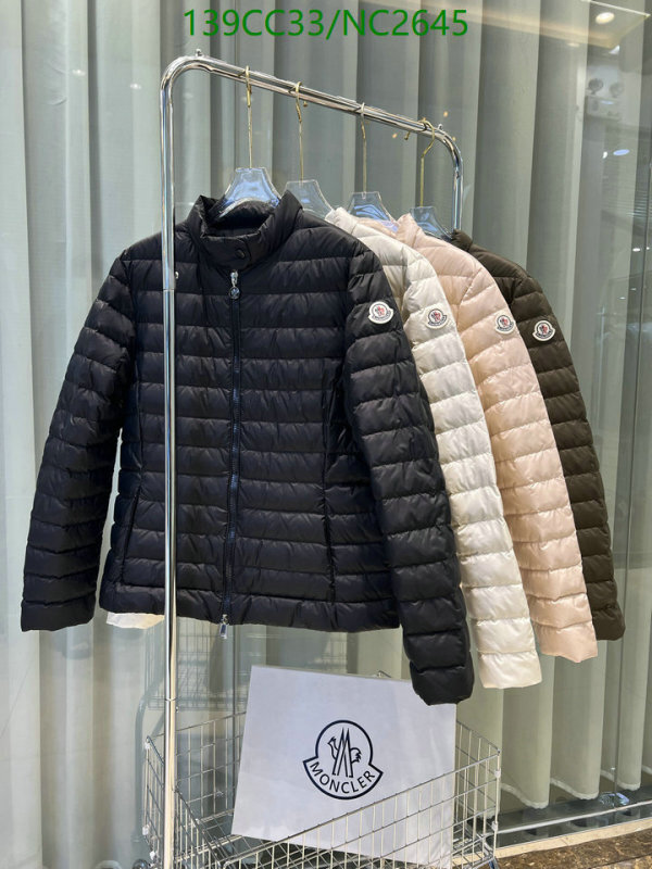 Moncler-Down jacket Women Code: NC2645 $: 139USD