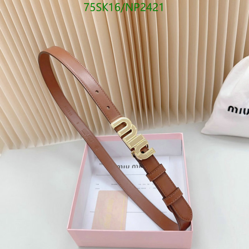 MIU MIU-Belts Code: NP2421 $: 75USD