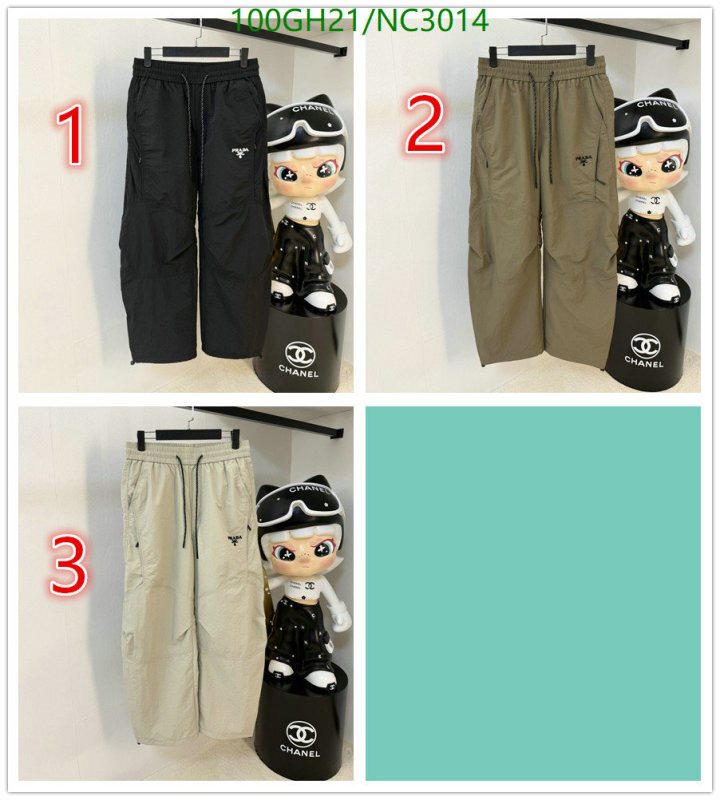 Prada-Clothing Code: NC3014 $: 100USD