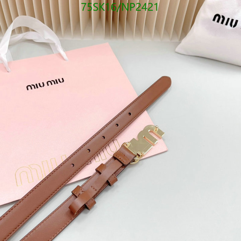 MIU MIU-Belts Code: NP2421 $: 75USD