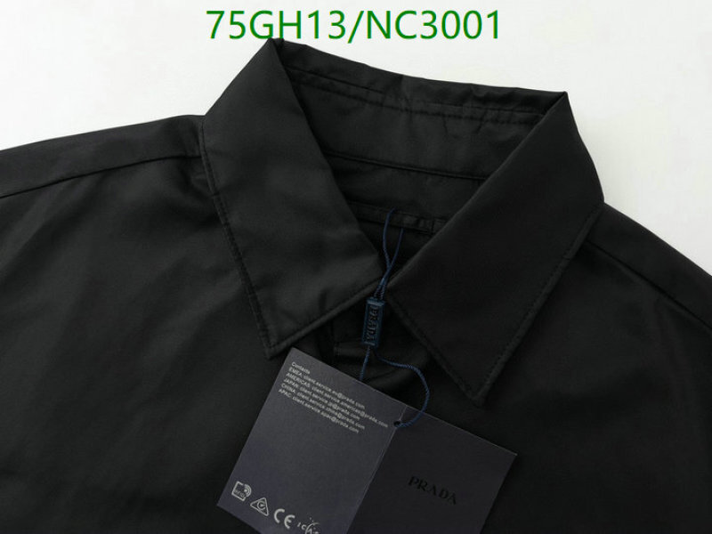 Prada-Clothing Code: NC3001 $: 75USD