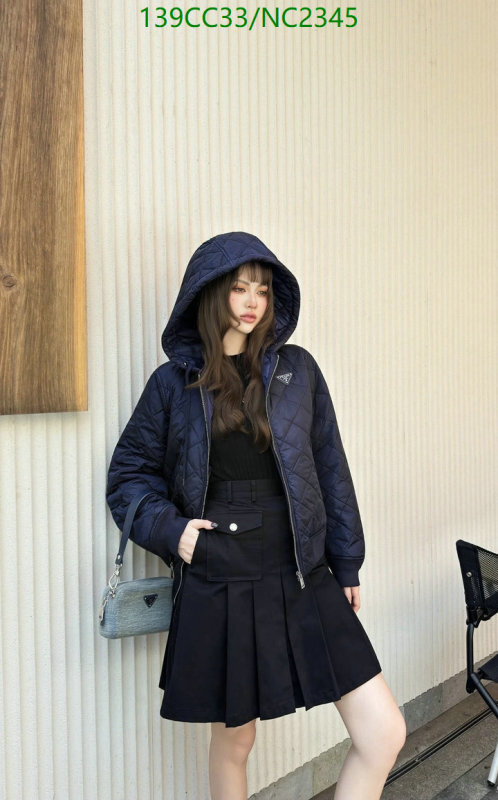 Prada-Down jacket Women Code: NC2345 $: 139USD