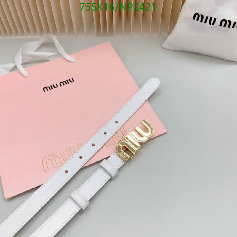 MIU MIU-Belts Code: NP2421 $: 75USD