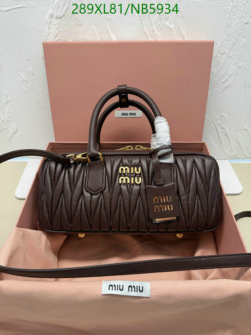 Miu Miu-Bag-Mirror Quality Code: NB5934 $: 289USD