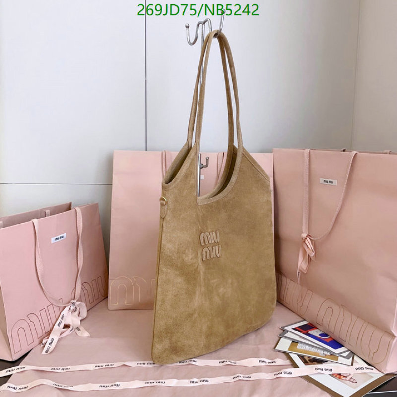 Miu Miu-Bag-Mirror Quality Code: NB5242 $: 269USD