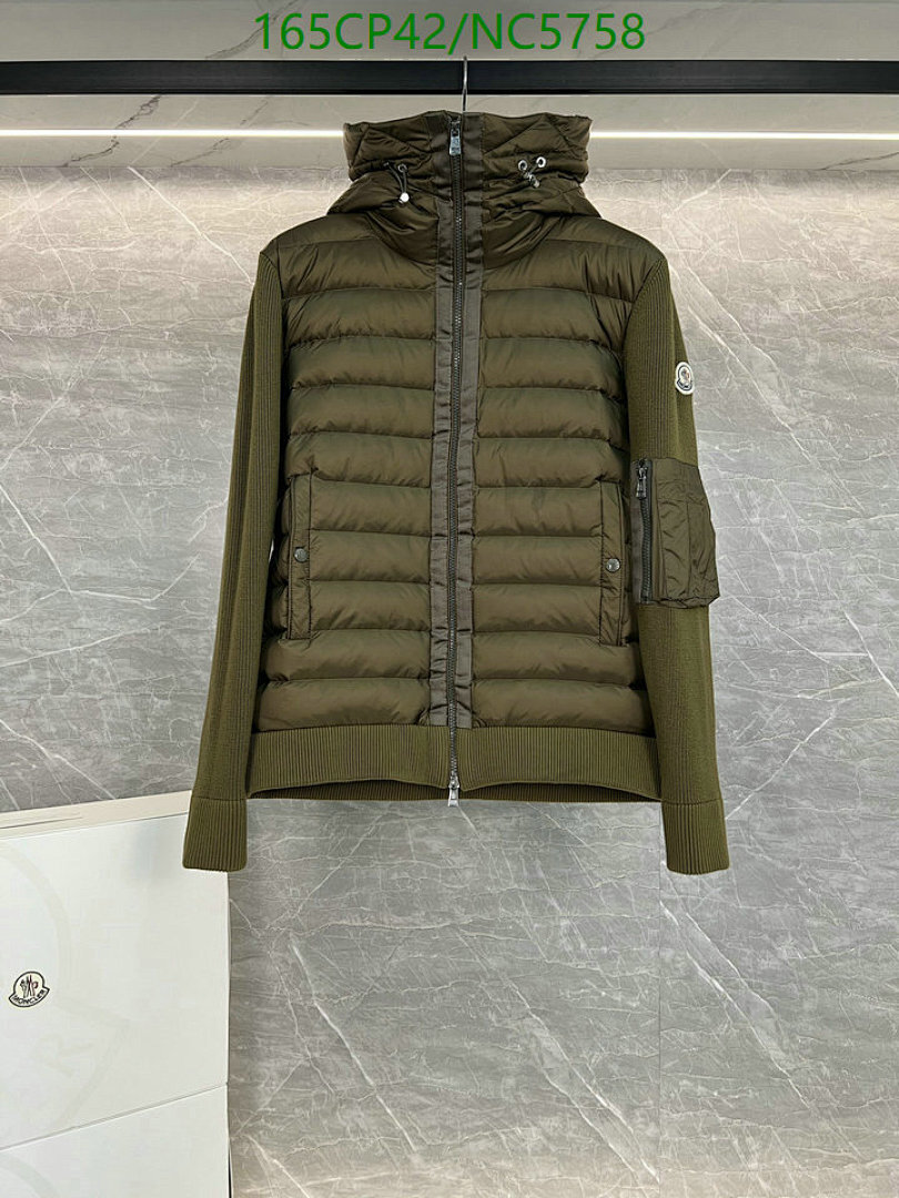 Moncler-Down jacket Men Code: NC5758 $: 165USD