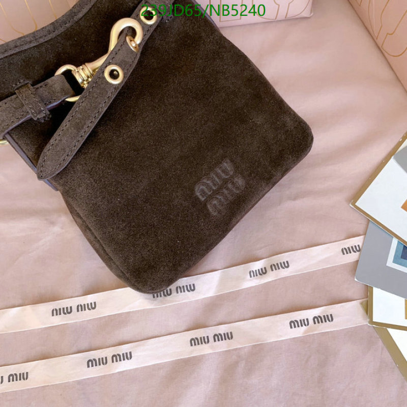 Miu Miu-Bag-Mirror Quality Code: NB5240 $: 239USD