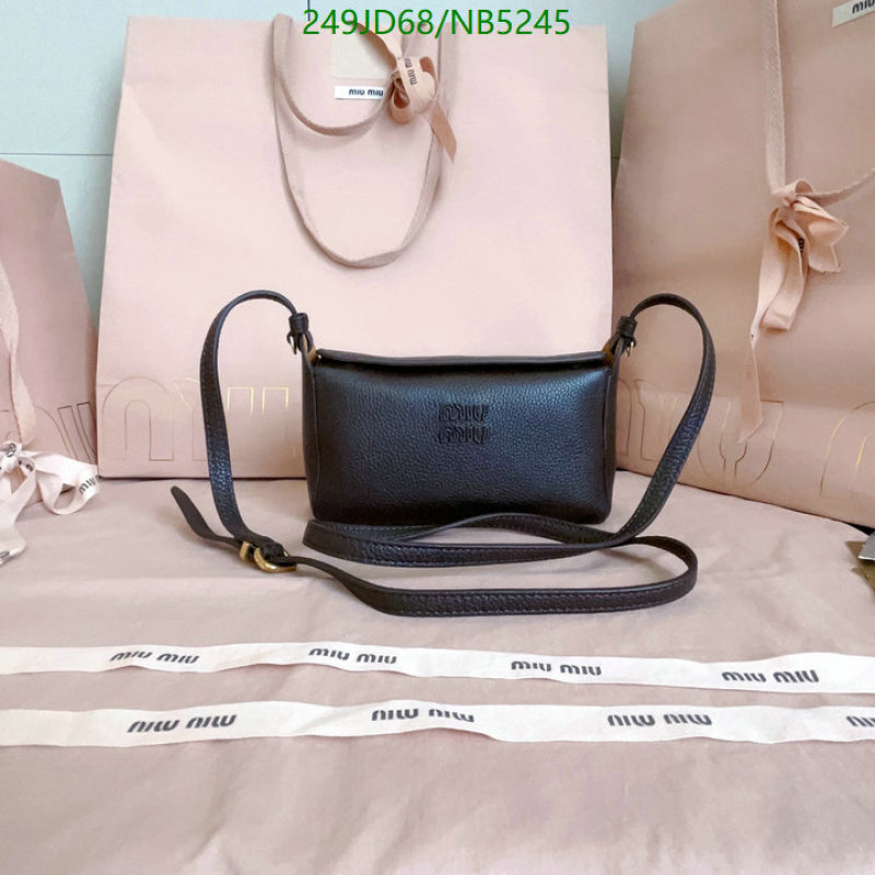 Miu Miu-Bag-Mirror Quality Code: NB5245 $: 249USD