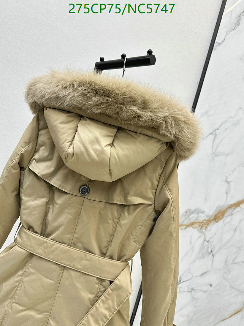 Burberry-Down jacket Women Code: NC5747 $: 275USD