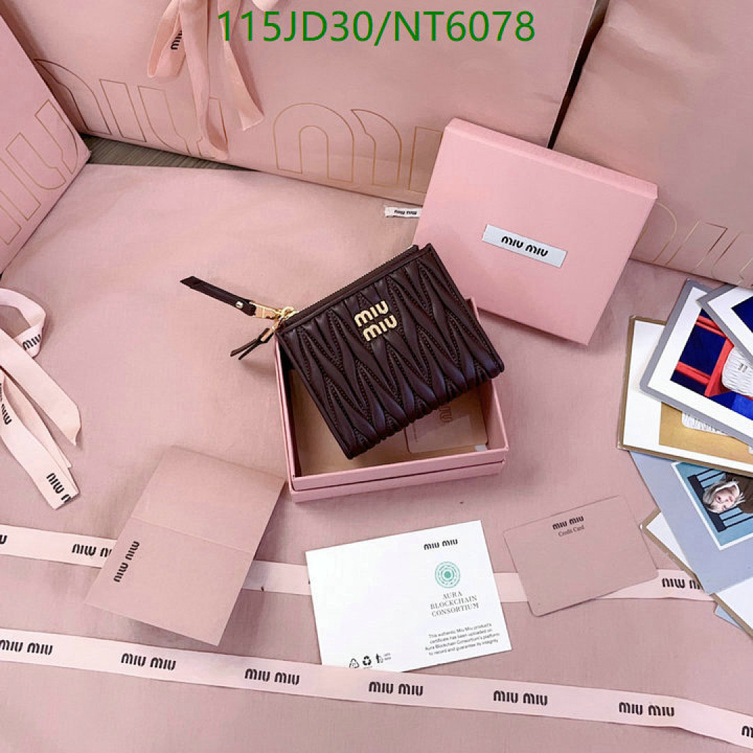 Miu Miu-Wallet Mirror Quality Code: NT6078 $: 115USD