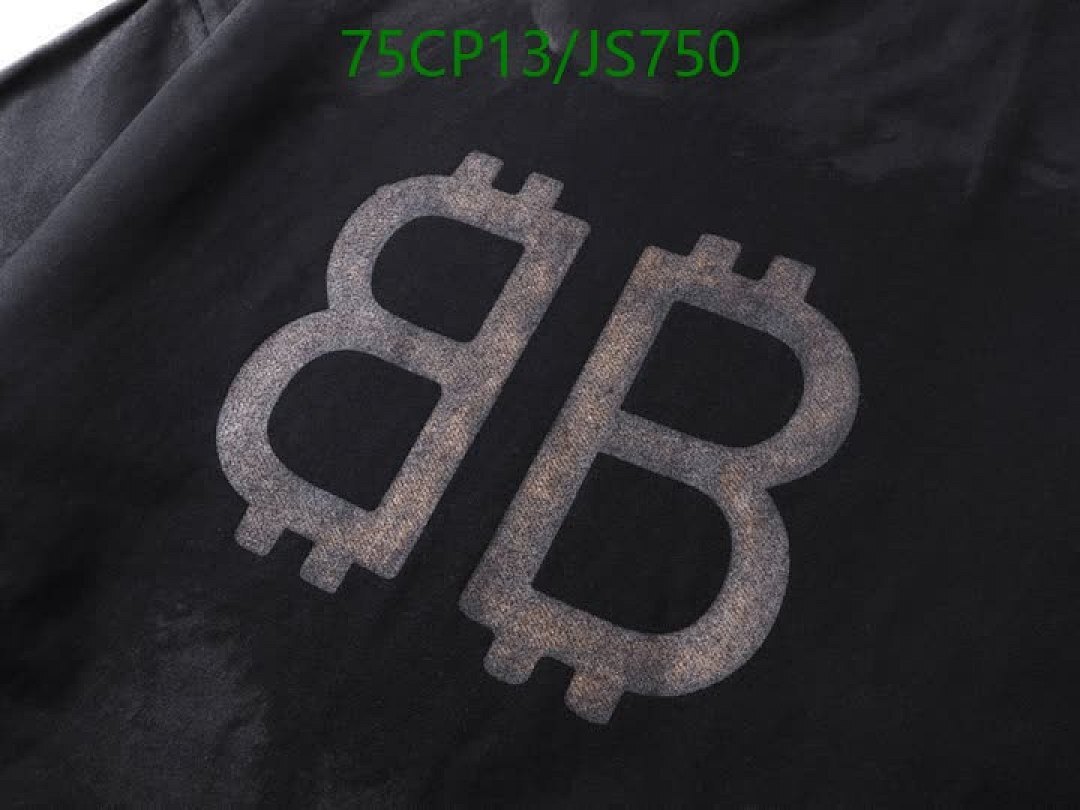 Balenciaga-Clothing Code: JS750 $: 75USD