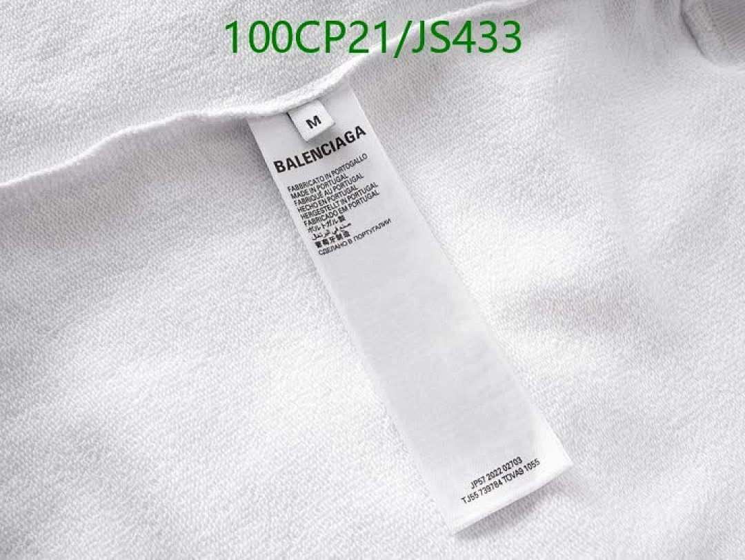 Balenciaga-Clothing Code: JS433 $: 100USD
