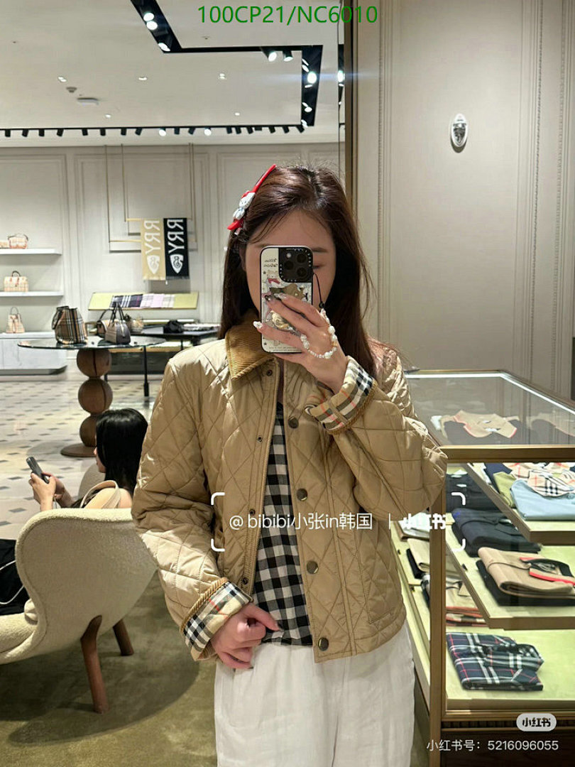 Burberry-Down jacket Women Code: NC6010 $: 100USD