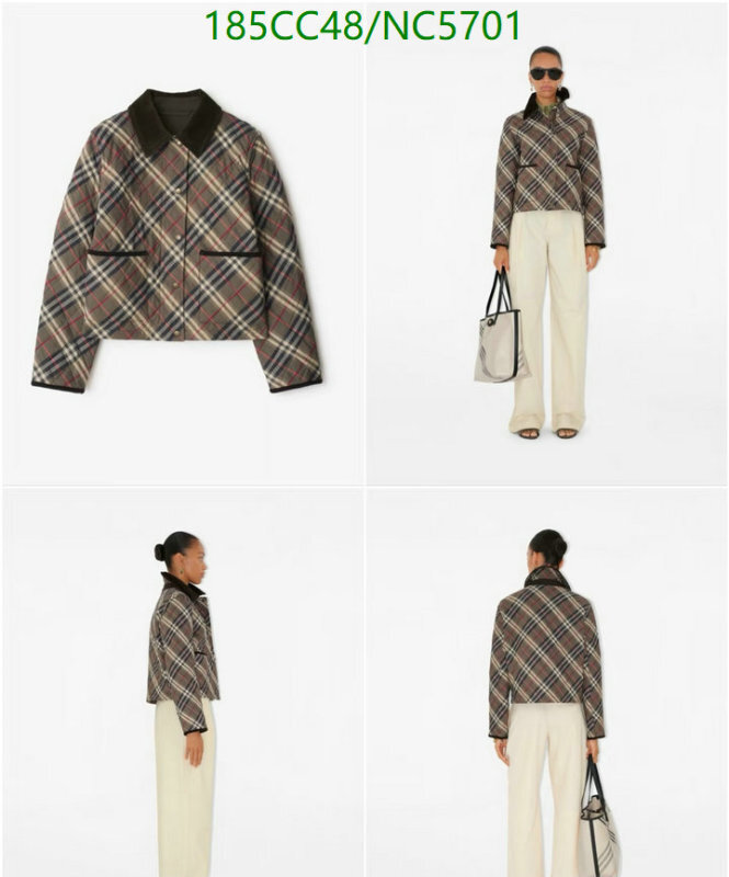 Burberry-Down jacket Women Code: NC5701 $: 185USD