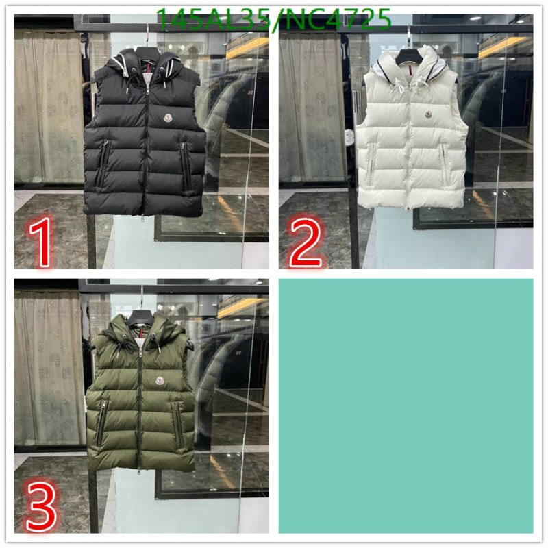 Moncler-Down jacket Men Code: NC4725 $: 145USD
