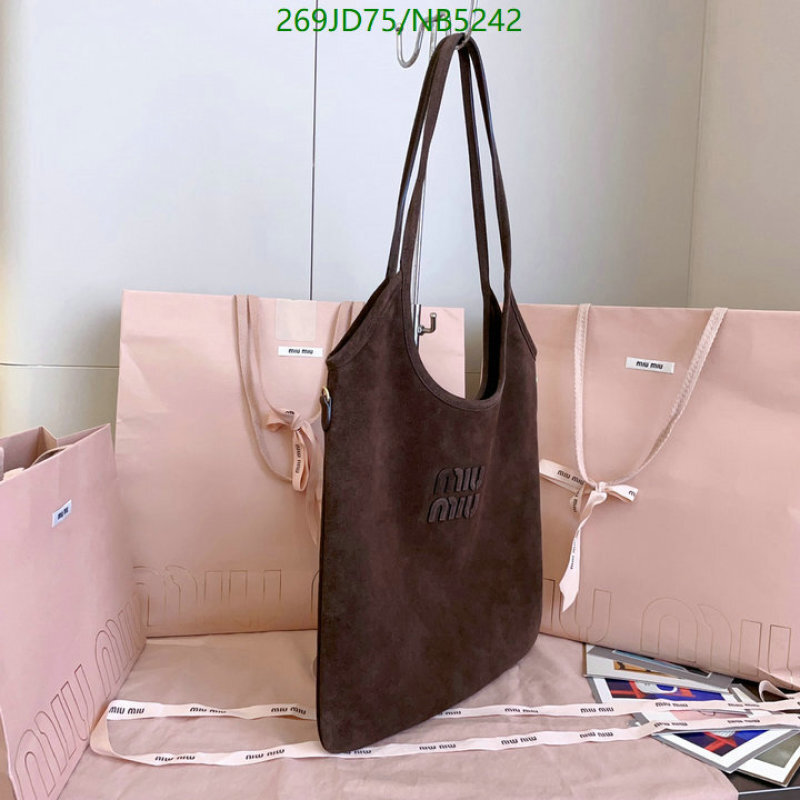 Miu Miu-Bag-Mirror Quality Code: NB5242 $: 269USD