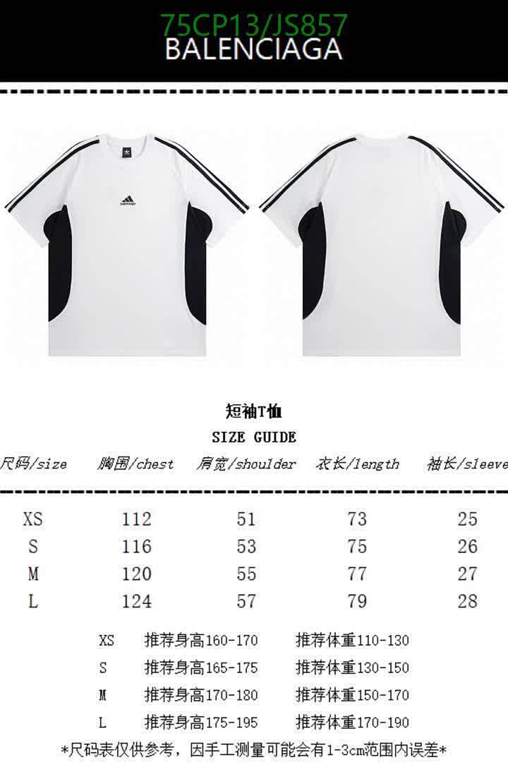Balenciaga-Clothing Code: JS857 $: 75USD