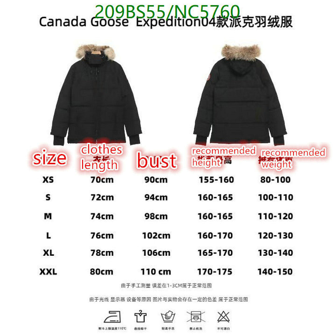 Canada Goose-Down jacket Women Code: NC5760 $: 209USD