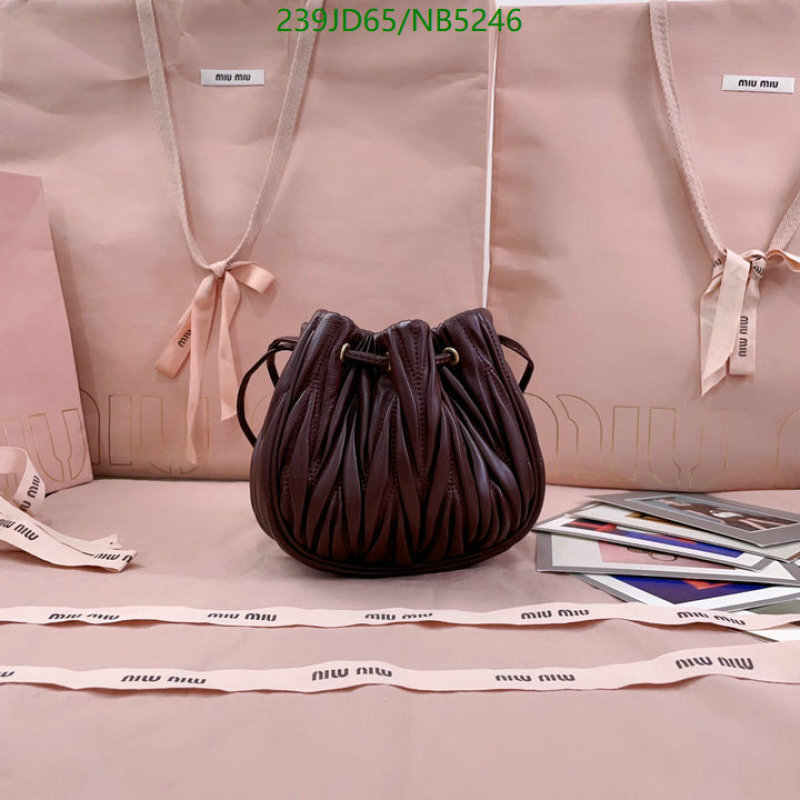 Miu Miu-Bag-Mirror Quality Code: NB5246 $: 239USD