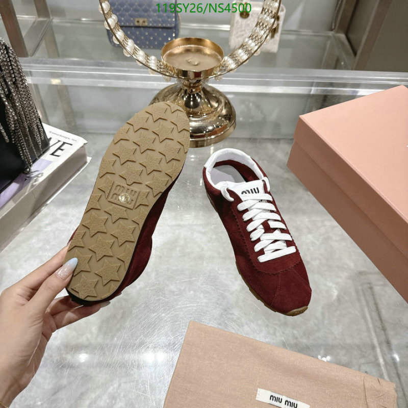 Miu Miu-Women Shoes Code: NS4500 $: 119USD