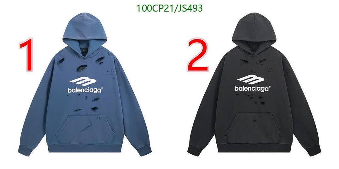 Balenciaga-Clothing Code: JS493 $: 100USD