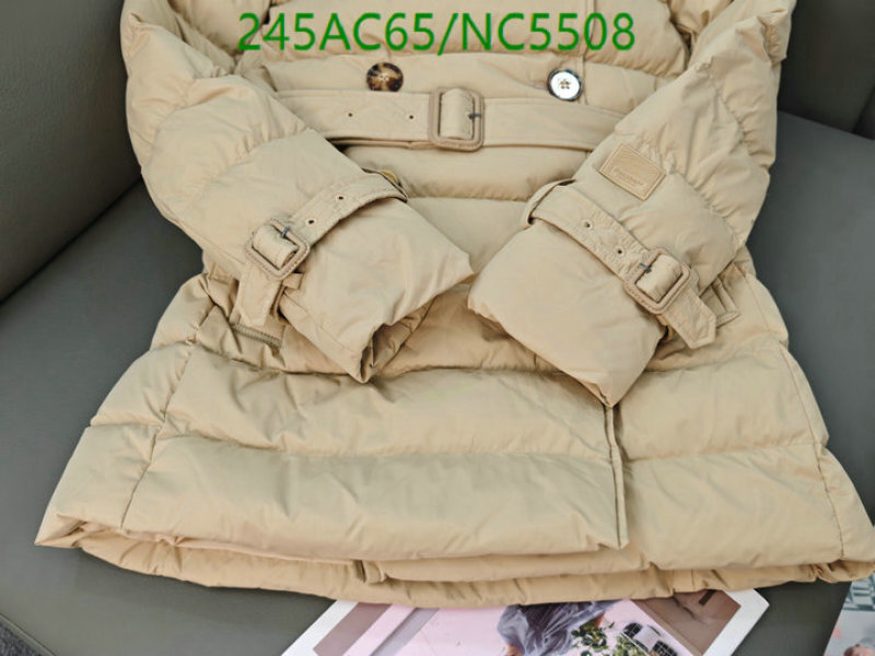 Burberry-Down jacket Women Code: NC5508 $: 245USD