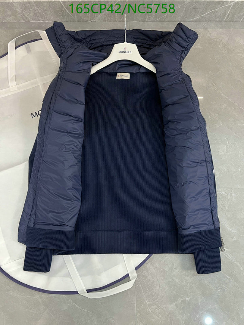 Moncler-Down jacket Men Code: NC5758 $: 165USD