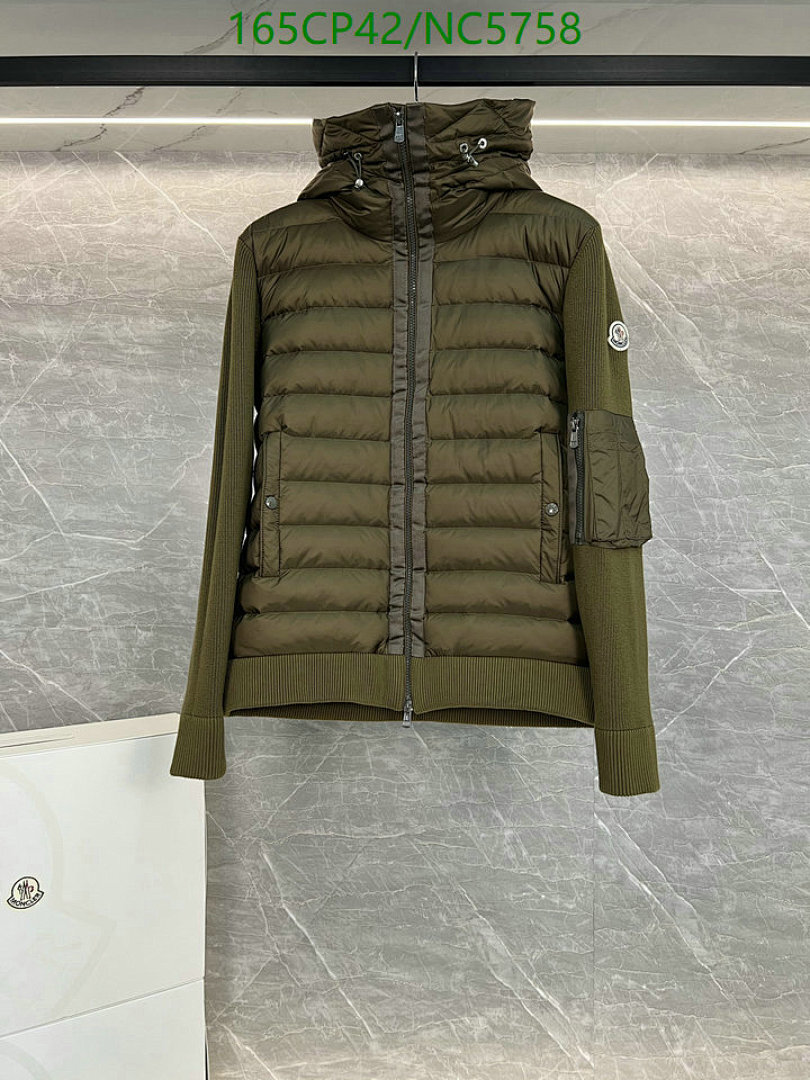 Moncler-Down jacket Men Code: NC5758 $: 165USD