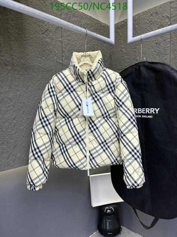 Burberry-Down jacket Women Code: NC4518 $: 195USD