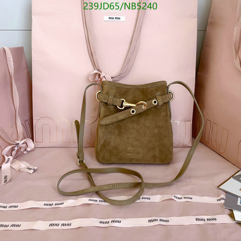 Miu Miu-Bag-Mirror Quality Code: NB5240 $: 239USD