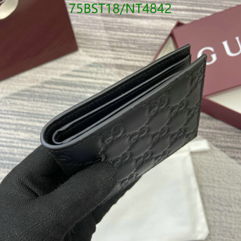 Gucci-Wallet Mirror Quality Code: NT4842 $: 75USD