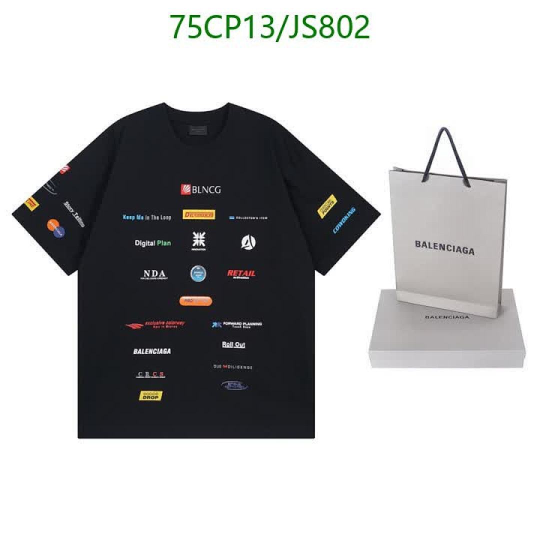 Balenciaga-Clothing Code: JS802 $: 75USD