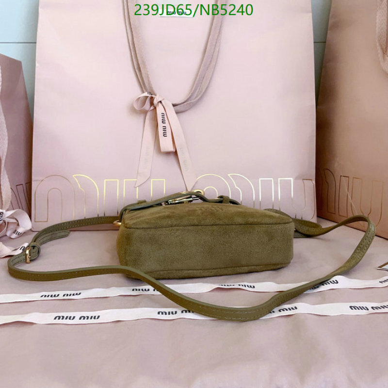 Miu Miu-Bag-Mirror Quality Code: NB5240 $: 239USD