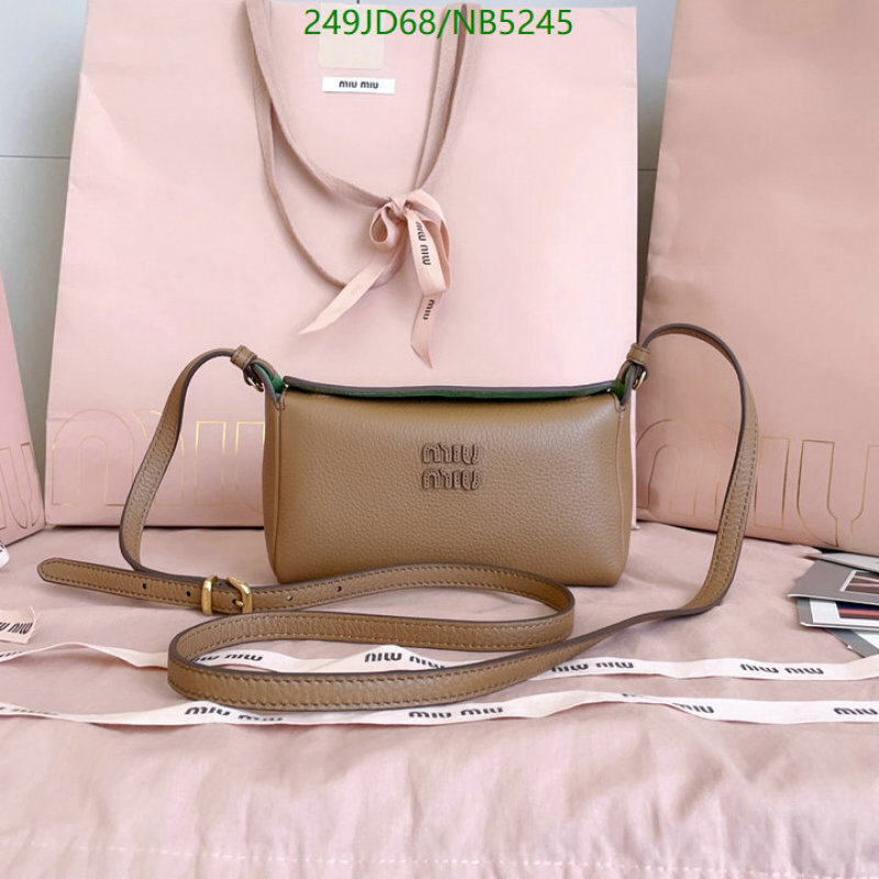 Miu Miu-Bag-Mirror Quality Code: NB5245 $: 249USD