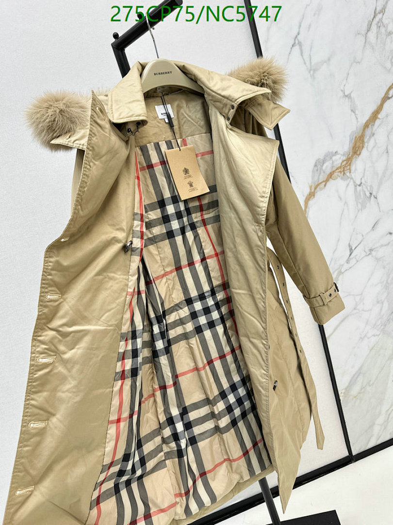 Burberry-Down jacket Women Code: NC5747 $: 275USD