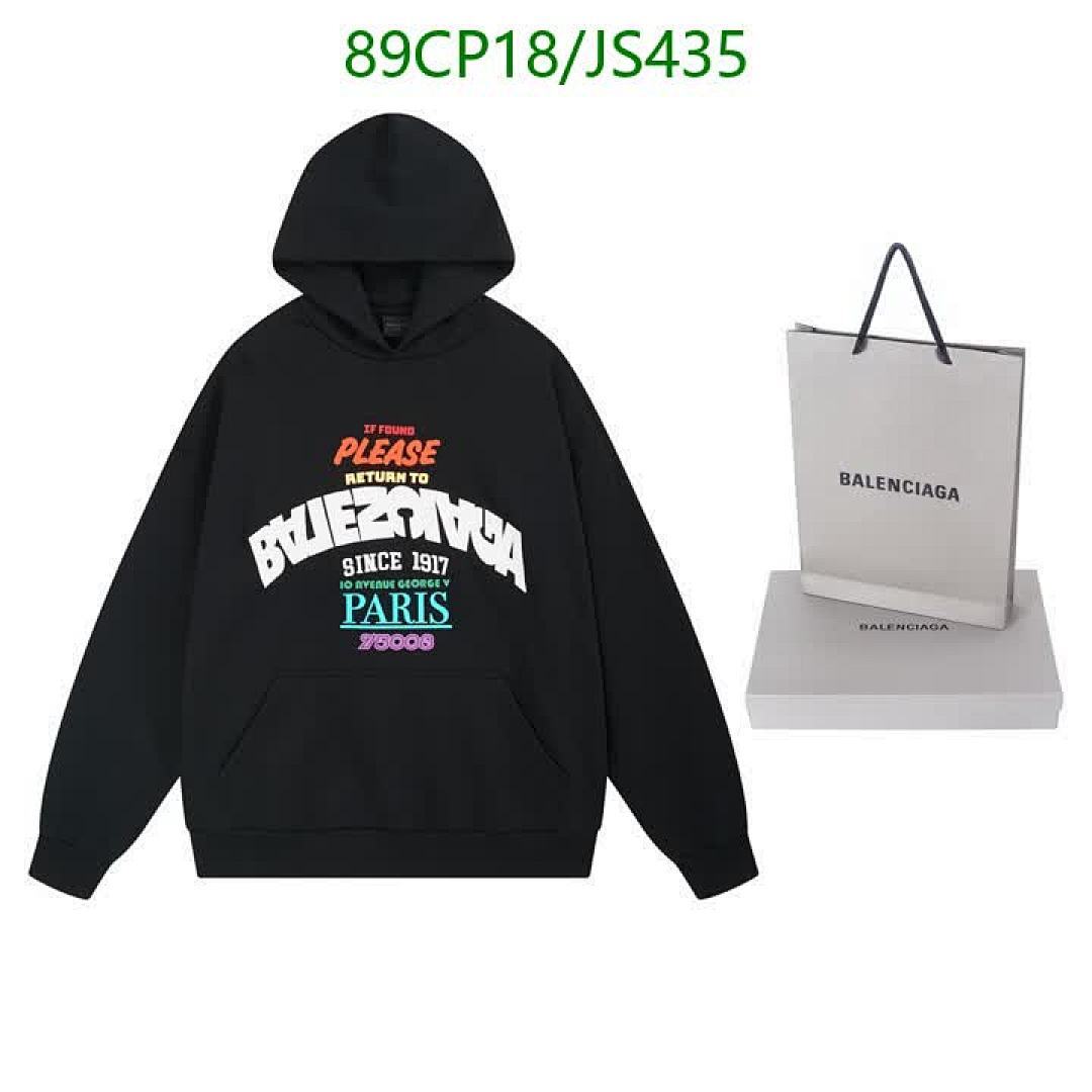 Balenciaga-Clothing Code: JS435 $: 89USD