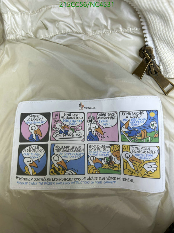 Moncler-Down jacket Women Code: NC4531 $: 215USD