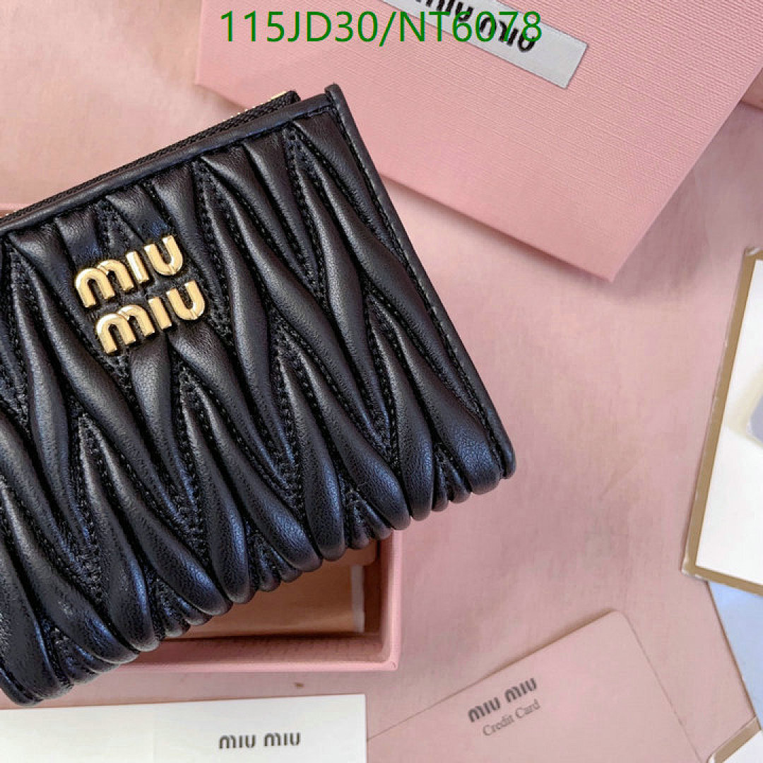 Miu Miu-Wallet Mirror Quality Code: NT6078 $: 115USD