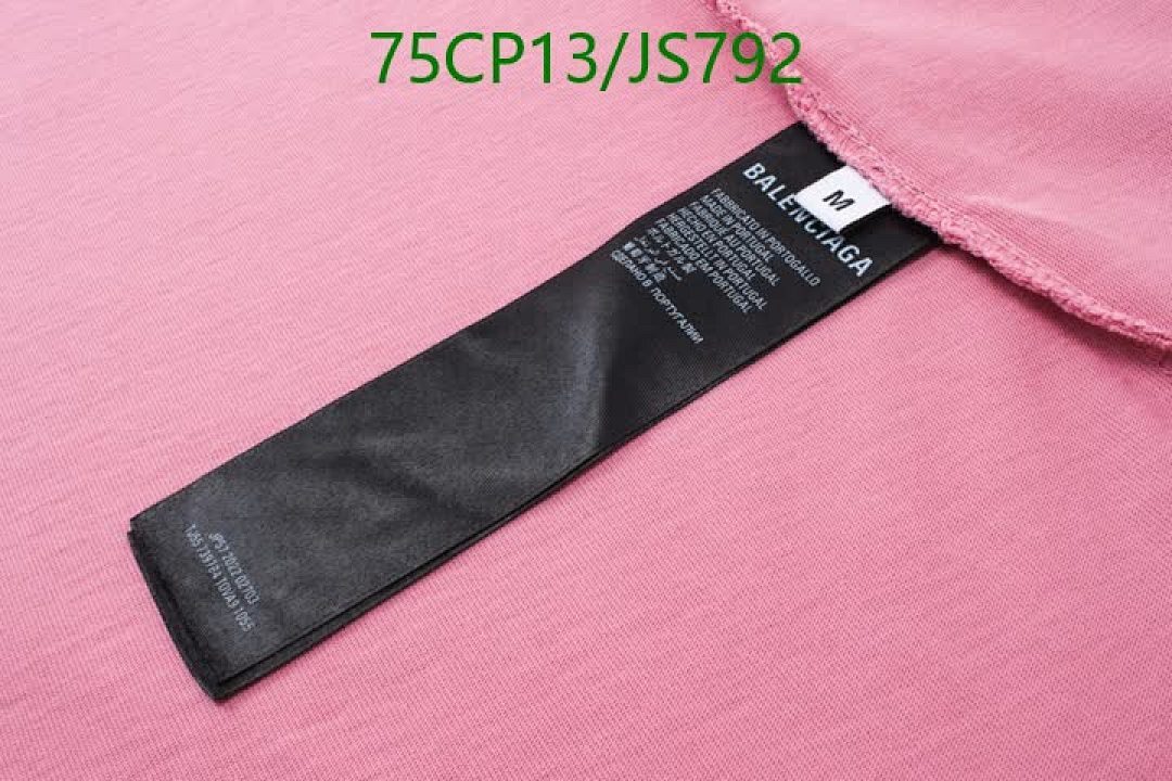 Balenciaga-Clothing Code: JS792 $: 75USD