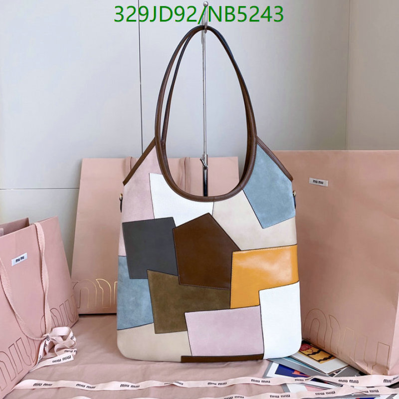 Miu Miu-Bag-Mirror Quality Code: NB5243 $: 329USD