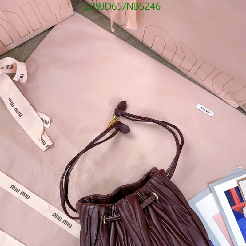Miu Miu-Bag-Mirror Quality Code: NB5246 $: 239USD